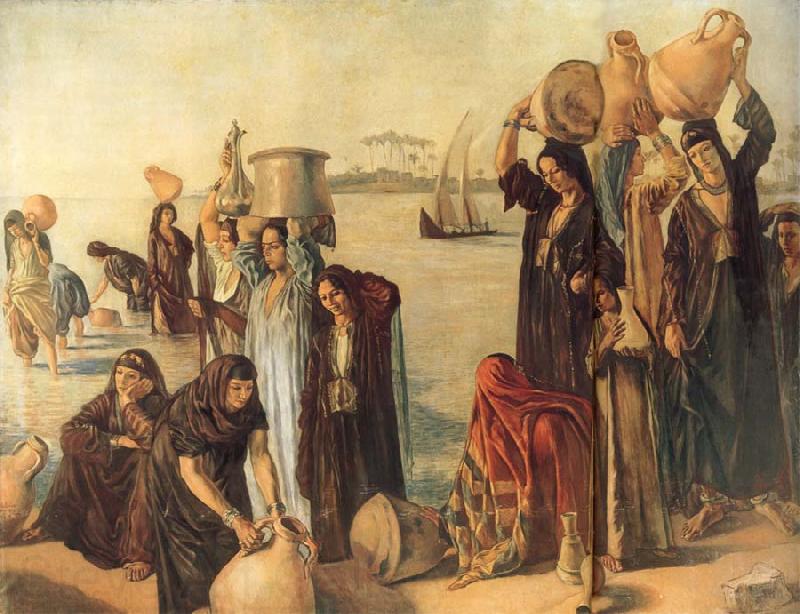 Emile Bernard Vision of Egypt Norge oil painting art